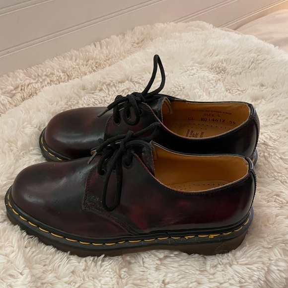 Vintage, Burgundy, Made in England, Dr. Martens - Picture 8 of 10